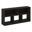 Pemberly Row 5-Cube 2-Tier Bookshelf Organizer 47 Width in Espresso