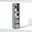 Pemberly Row 5-Cube Closet Organizer Open Shelf Extra Thick Frame in Sage Green