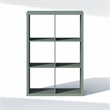 Pemberly Row 6-Cube Closet Organizer Open Shelf Extra Thick Frame in Sage Green