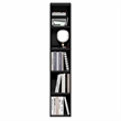 Pemberly Row 5-Tier 10-In Width Narrow Bookcase 9.3 x 9.8 x 51.9 in Blackwood