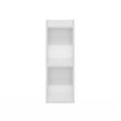 Pemberly Row 2-Tier 8-In Width Narrow Bookcase 9.3 x 7.9 x 21.2 in White
