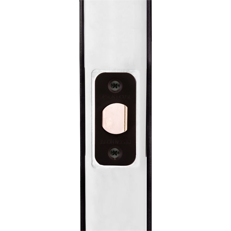 Pemberly Row Metal 2-Way Passage Door Latch in Matte Black