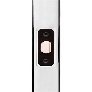 Pemberly Row Metal 2-Way Passage Door Latch in Matte Black