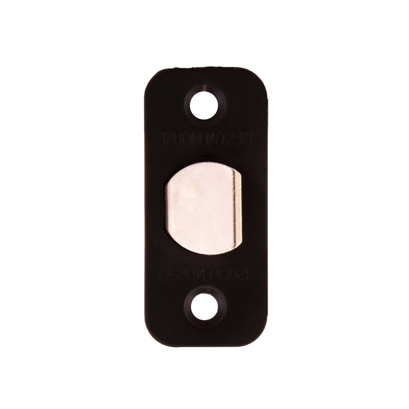 Pemberly Row Metal 2-Way Passage Door Latch in Matte Black