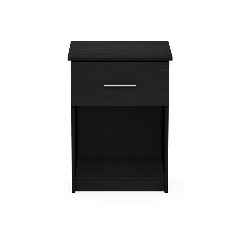 Pemberly Row Nightstand with Handle and One Drawer in Americano