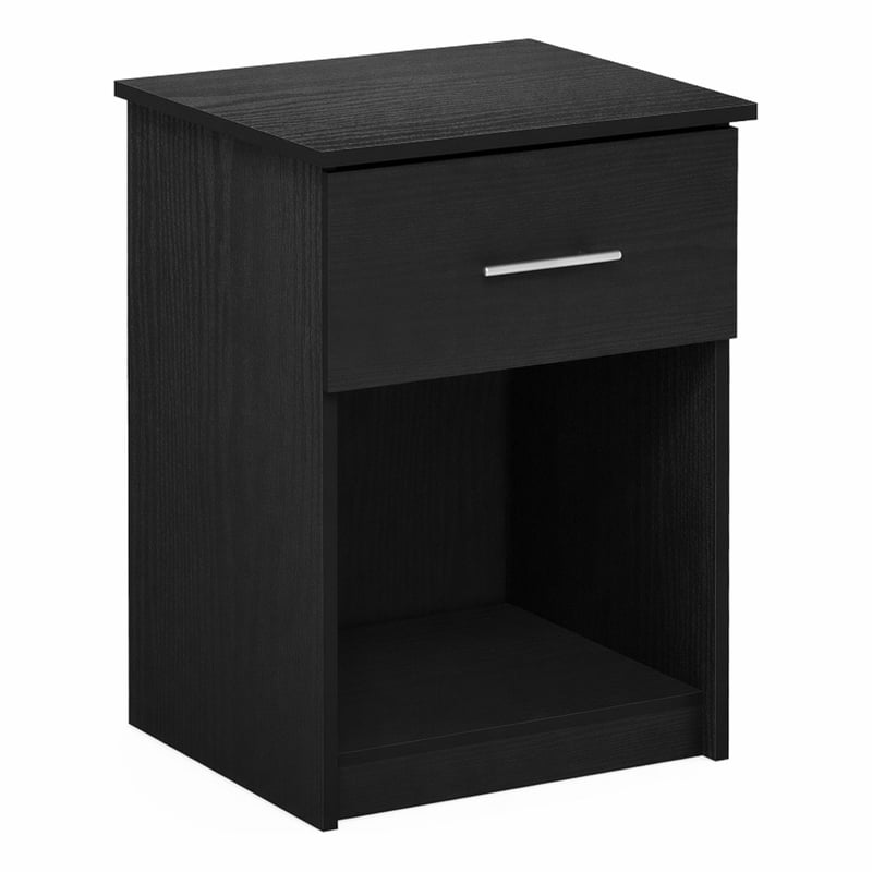 Pemberly Row Nightstand with Handle and One Drawer in Americano