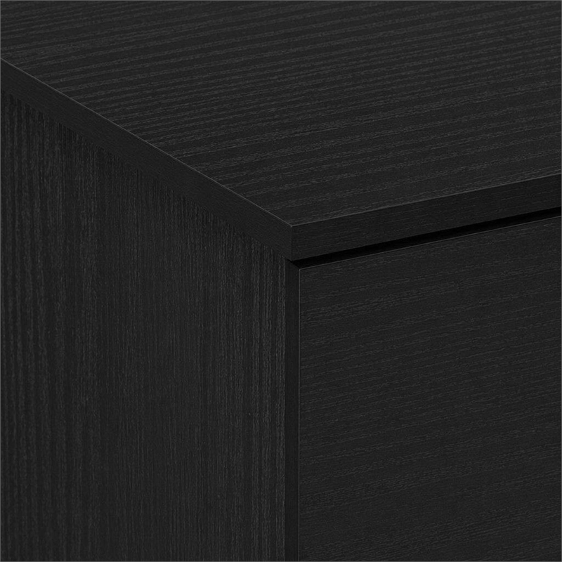Pemberly Row Nightstand with Handle and One Drawer in Americano