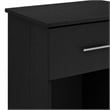Pemberly Row Nightstand with Handle and One Drawer in Americano