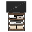 Pemberly Row 4-Tier Petite Corner Entertainment Center for 32