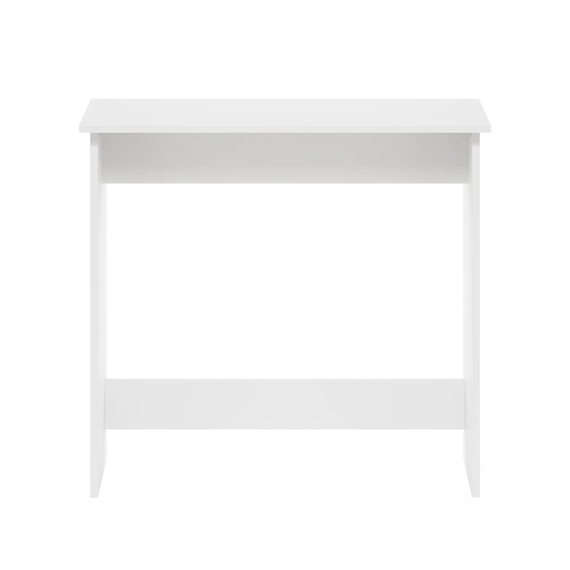 Pemberly Row Study Table with Rounded Edge 20 lbs Capacity in White