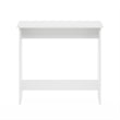 Pemberly Row Study Table with Rounded Edge 20 lbs Capacity in White