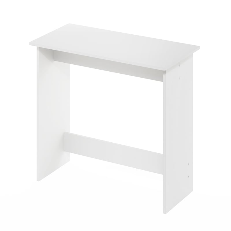 Pemberly Row Study Table with Rounded Edge 20 lbs Capacity in White