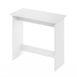 Pemberly Row Study Table with Rounded Edge 20 lbs Capacity in White