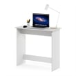 Pemberly Row Study Table with Rounded Edge 20 lbs Capacity in White