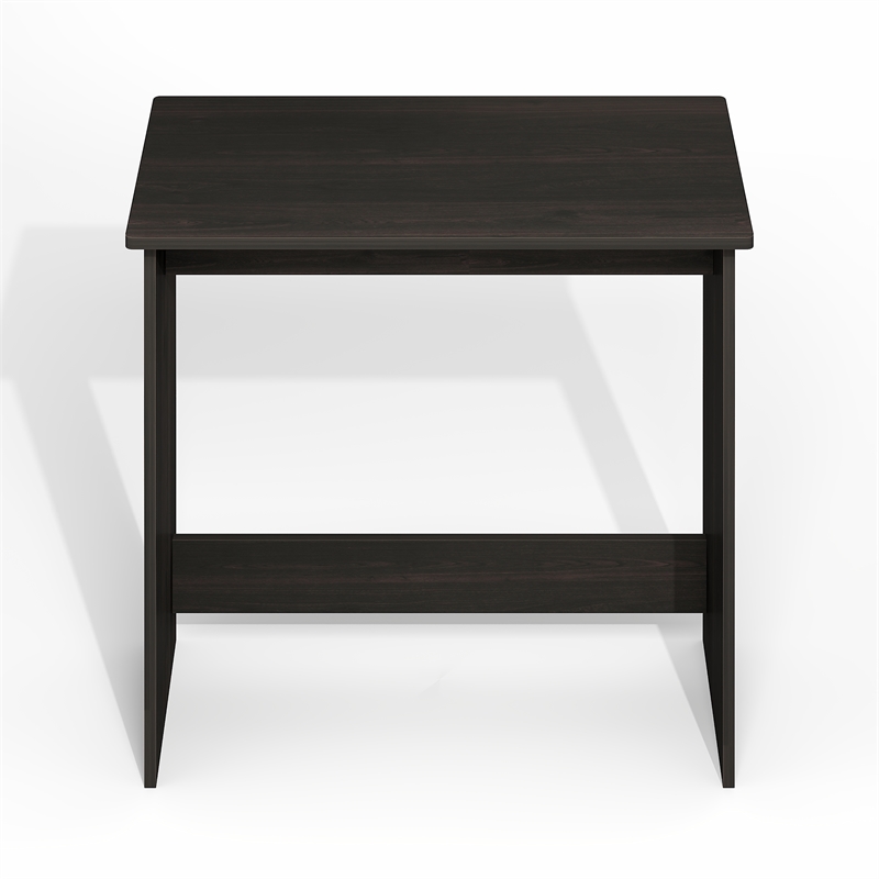 Pemberly Row Computer Desk Office Writing Desk in Black Espresso