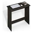 Pemberly Row Computer Desk Office Writing Desk in Black Espresso