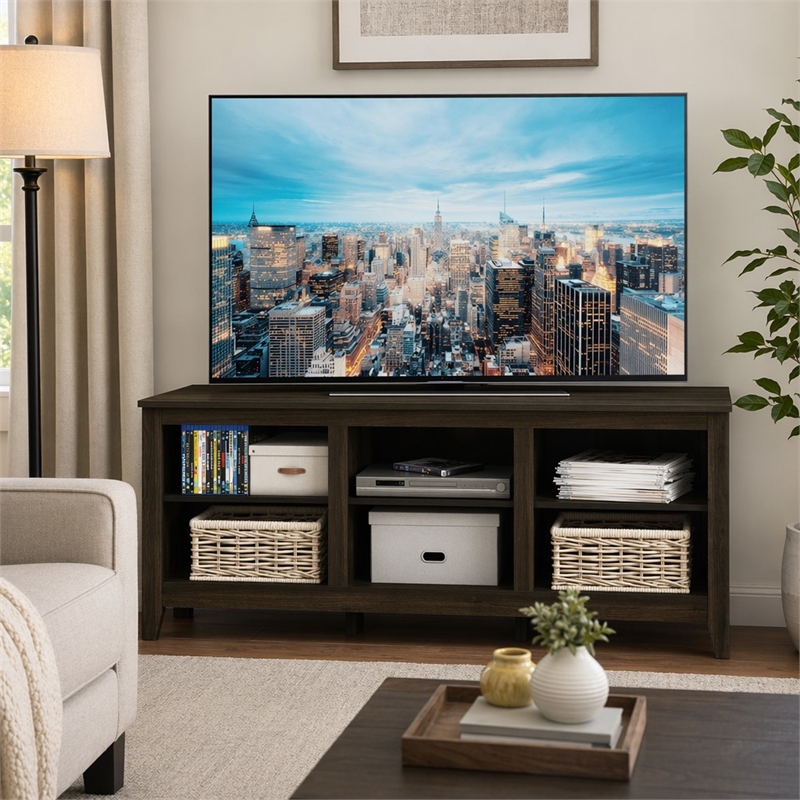 Pemberly Row Engineered Wood TV Stand for TV up to 65