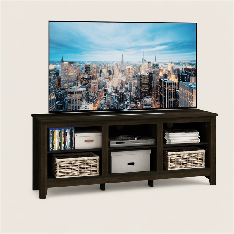 Pemberly Row Engineered Wood TV Stand for TV up to 65