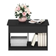 Pemberly Row Lift Top Coffee Table with Hidden Compartment in Dark Americano