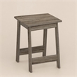 Pemberly Row Square Nightstand with H-Shape Legs in French Oak Finish