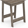 Pemberly Row Square Nightstand with H-Shape Legs in French Oak Finish