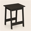 Pemberly Row Square H-Legs Nightstand Easy Assembly in Espresso