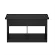 Pemberly Row Lift Top Coffee Table with Hidden Storage in Americano