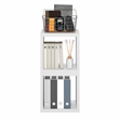 Pemberly Row Set of 2 Stackable Cube Shelves with Thick Panels in White