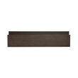 Pemberly Row Console Bar Table with Charging Station and Cubby in Brown