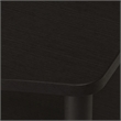 Pemberly Row Nightstand with Open Shelf and Door Cabinet in Black Finish