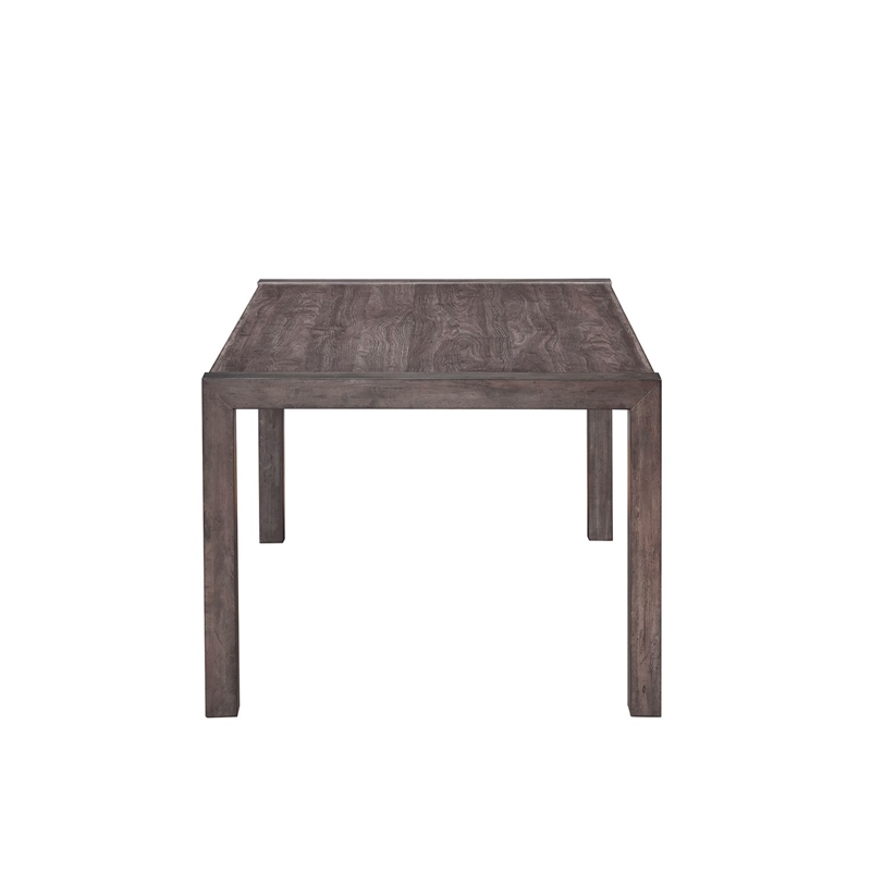 Pemberly Row 7 Piece Rectangular Dining Room Table Set in Brown