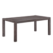 Pemberly Row 7 Piece Rectangular Dining Room Table Set in Brown