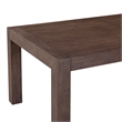 Pemberly Row Rectangular Dining Table with 20 Inch Self Storing Leaf in Brown