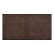 Pemberly Row Rectangular Dining Table with 20 Inch Self Storing Leaf in Brown