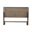 Pemberly Row King Panel Headboard with Touch LED Lighting in Brown