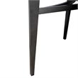 Pemberly Row Demilune Sofa Table with Tempered Glass Top in Brown