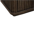 Pemberly Row Dining Buffet with 4 Reeded Doors and Hidden Drawer in Brown