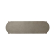 Pemberly Row Sofa Table with Faux Concrete Top and Open Shelves in Brown