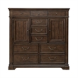 Pemberly Row 2 Door 10 Drawer Chest with Cedar Lined Drawers in Cherry