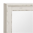 Pemberly Row Landscape Mirror with Beveled Edge and Bead Molding in White