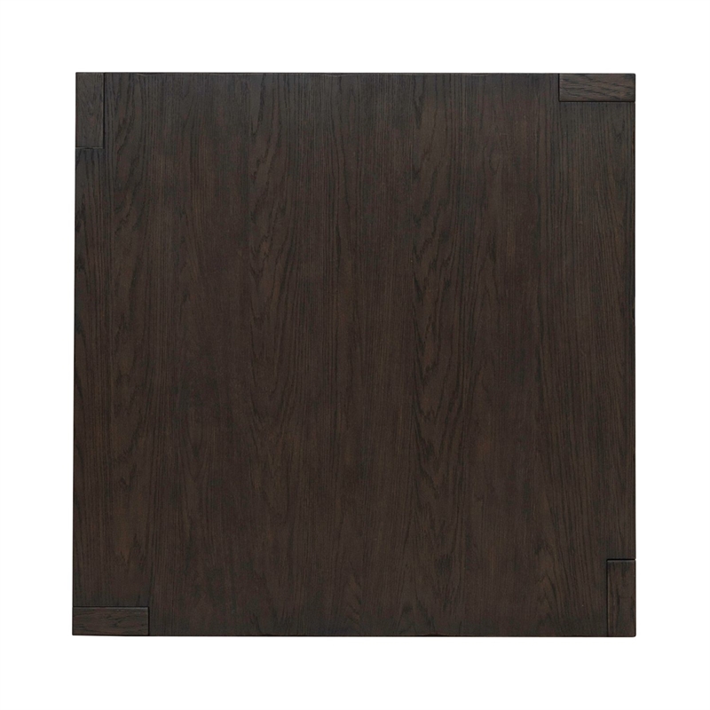 Pemberly Row 3 Piece Cocktail and End Table Set with Casters in Brown