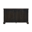 Pemberly Row Wine Buffet with 12 Bottle Rack and Felt Lined Tray in Cappuccino