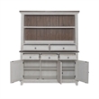 Pemberly Row 2 Piece Bunching Display Cabinet Set with Glass Doors in White