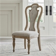 Pemberly Row Upholstered Side Chairs 2 Pack in Weathered Bisque