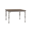 Pemberly Row 5 Piece Gathering Table Dining Set with Chairs in White