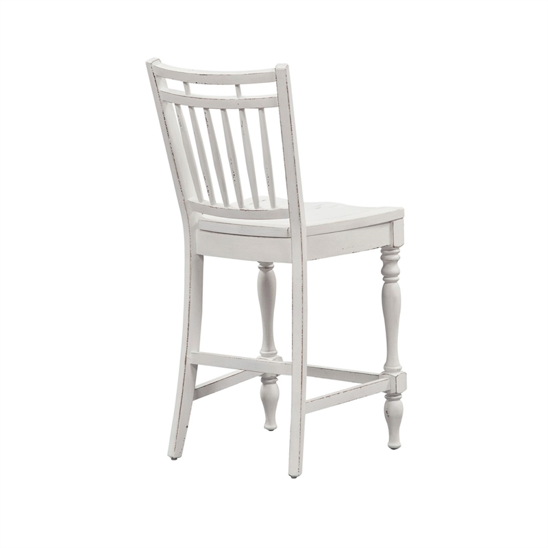 Pemberly Row 5 Piece Gathering Table Dining Set with Chairs in White