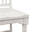 Pemberly Row 5 Piece Gathering Table Dining Set with Chairs in White
