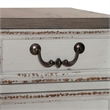 Pemberly Row 2 Drawer Mobile File with Casters Rubberwood Antique White