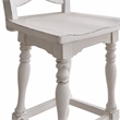 Pemberly Row Arched Ladderback Swivel Counter Height Chairs 2 Piece