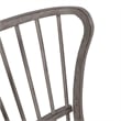 Pemberly Row 9 Piece Trestle Table Dining Room Set with Chairs in Gray Wood